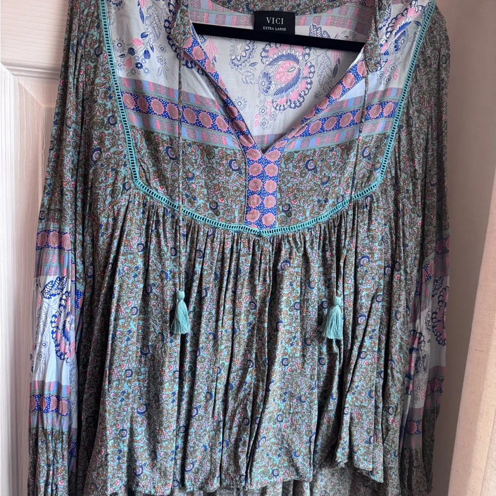 VICI Women's Boho Blouse XL - Picture 1 of 5